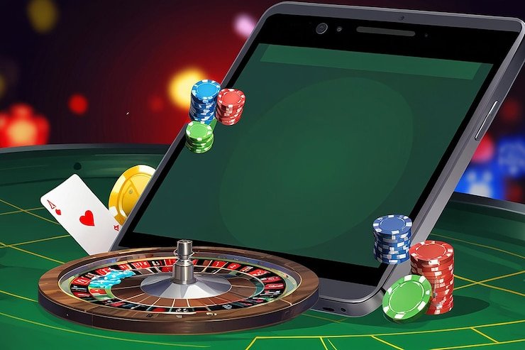 Ilustrasi keamanan dan privasi akun saat bermain slot online di platform gopay69